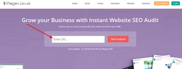 page locus widok glowny