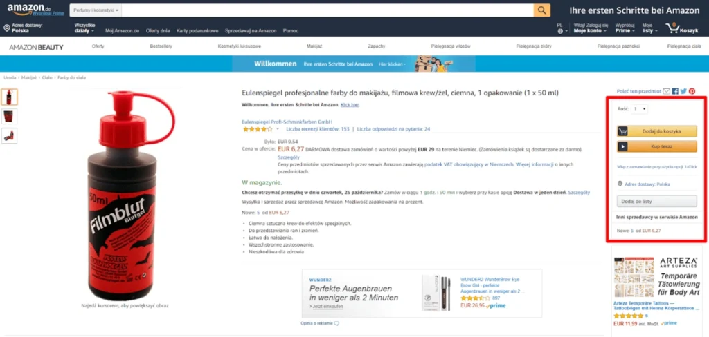 sprzedaż na amazon poradnik