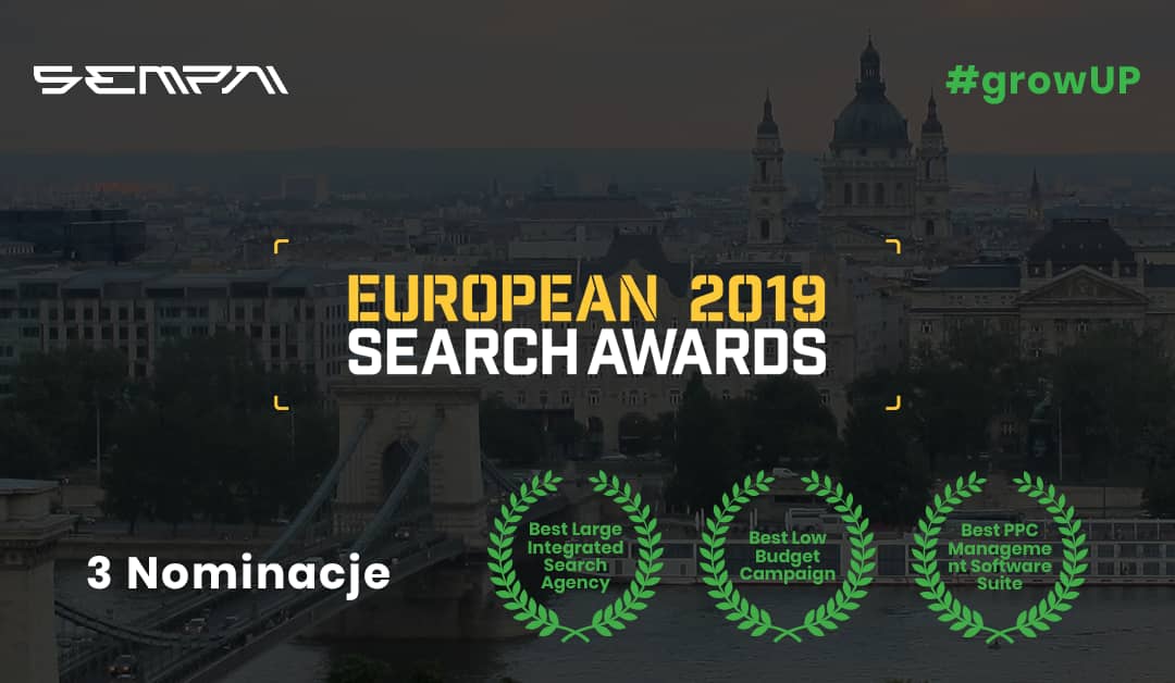 European Search Awards 2019: 3 nominacje dla Sempai!