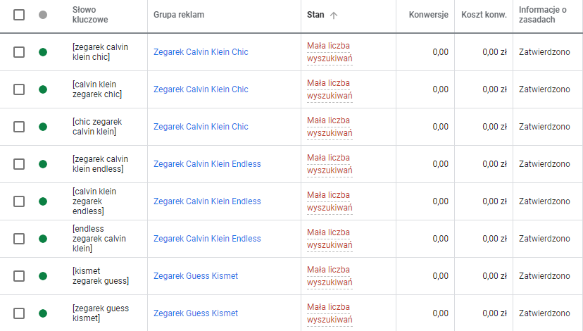 Bledy Google Ads 1 1