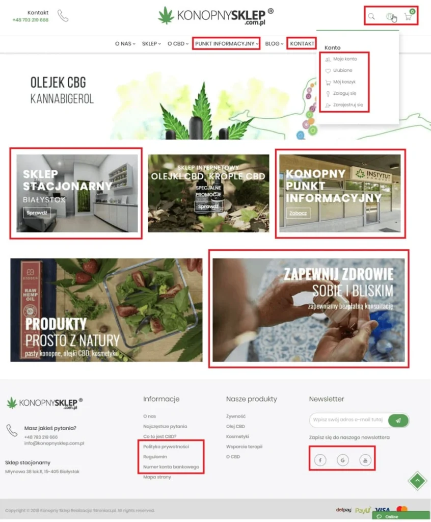 case study konopnsklep strona główna