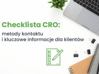 Checklista CRO: metody kontaktu i kluczowe informacje dla klientów 