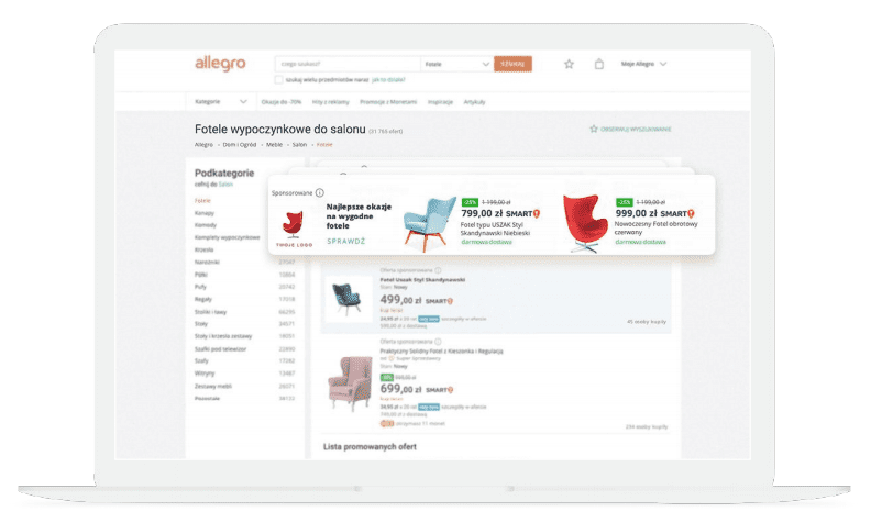 Allegro Ads reklama graficzna