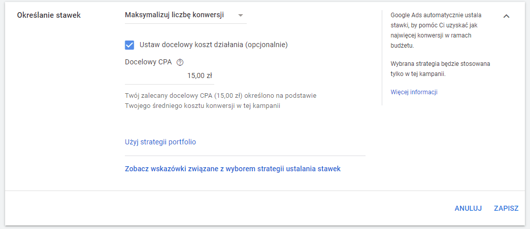 Jakie są popularne modele rozliczeń reklamy internetowej - CPA w Google Ads