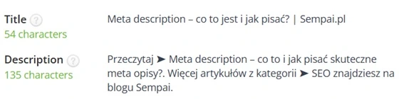 przykład meta description
