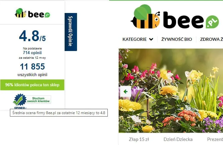 popup ocena bee