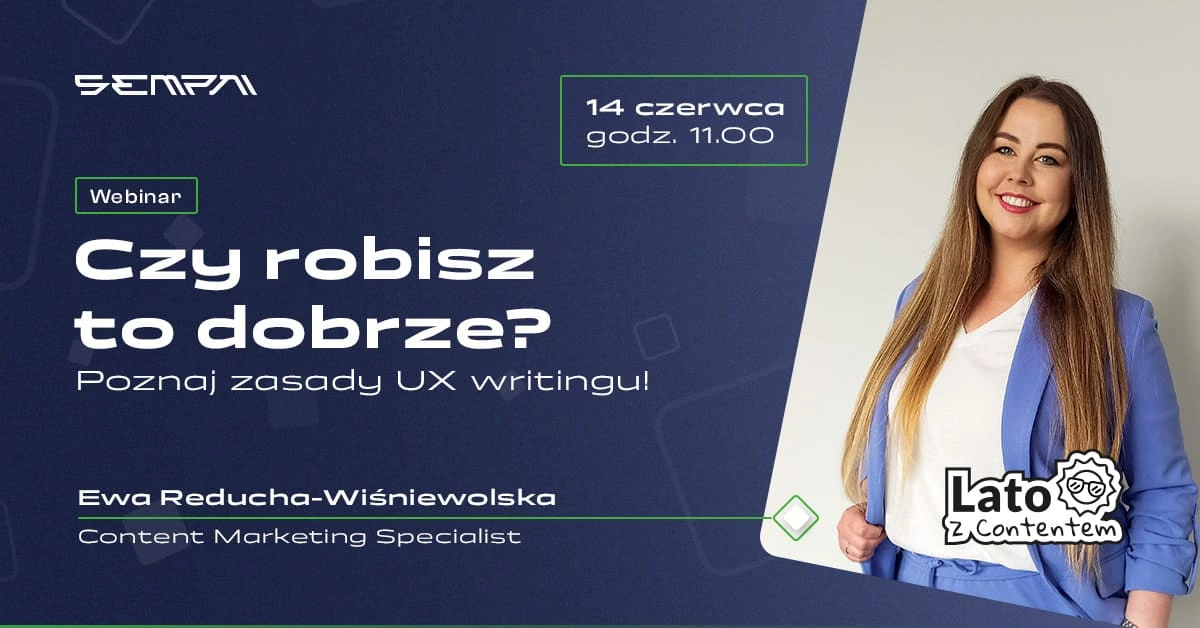 lato z contentem zasady ux writingu