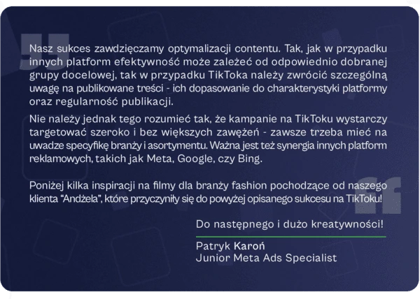 Okiem eksperta - case study Andzela