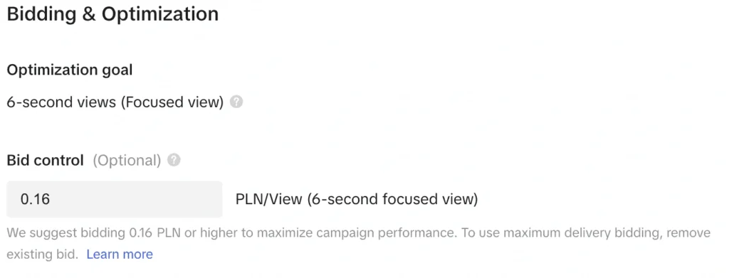 optymalizacja tiktok ads