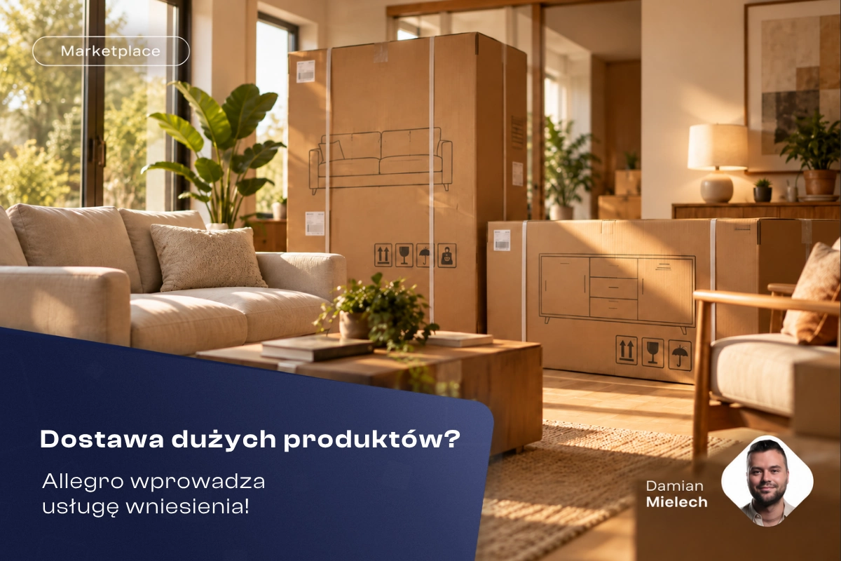 Allegro wprowadza dostawę z wniesieniem dla dużych produktów